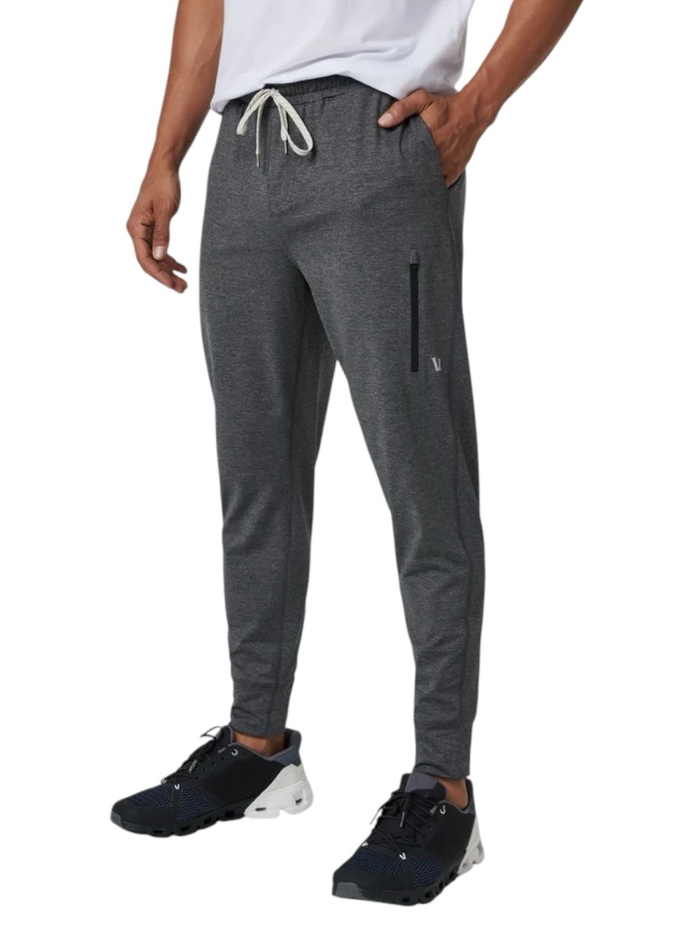 Vuori Sunday Performance Joggers Charcoal Heather Grey Men’s XL